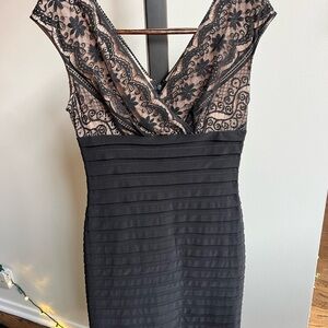 Adrianna Papell Lace and Bodycon dress